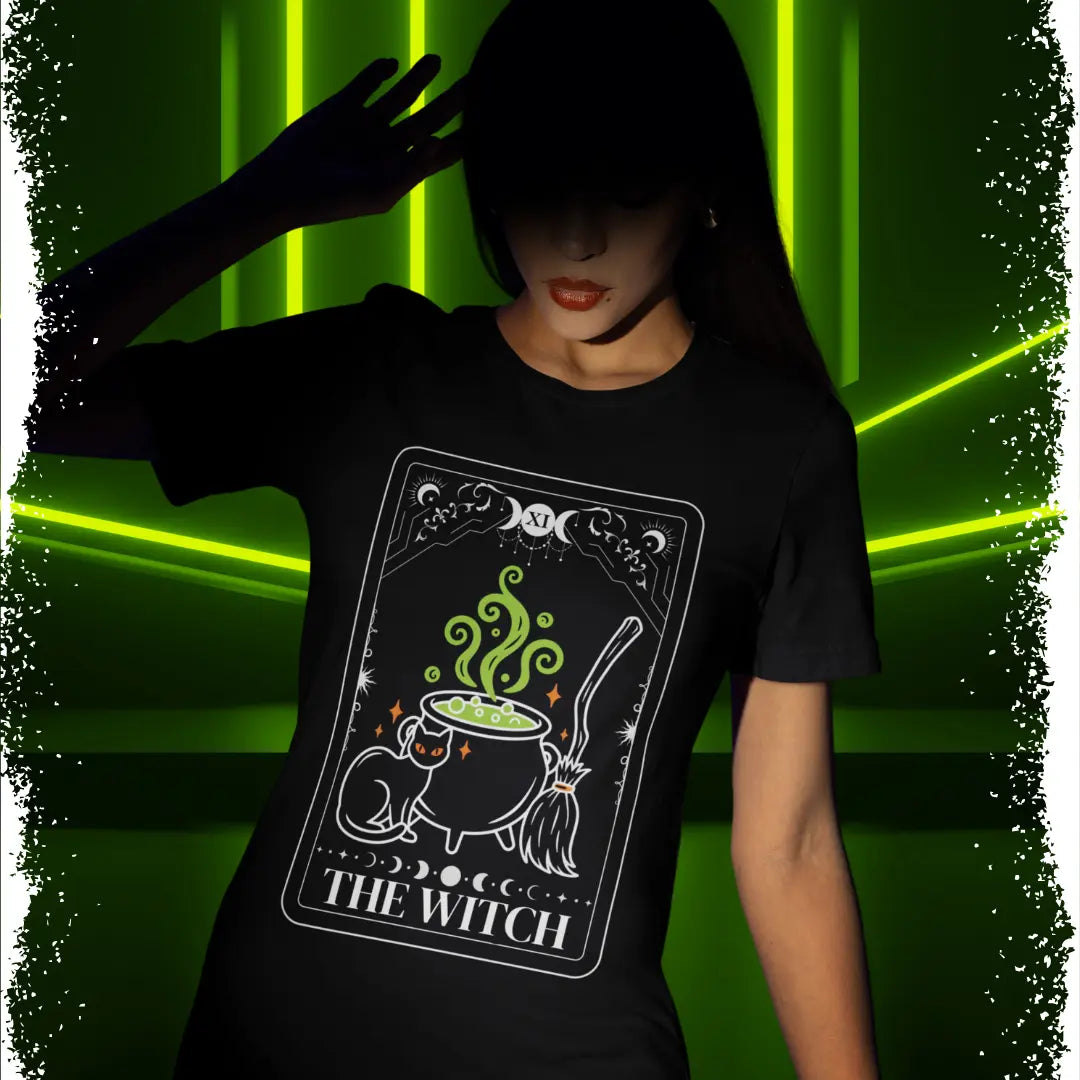 The Witch Tarot Unisex Black Shirt (PRESALE) The Willows